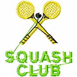Tennis Embroidery Design 8